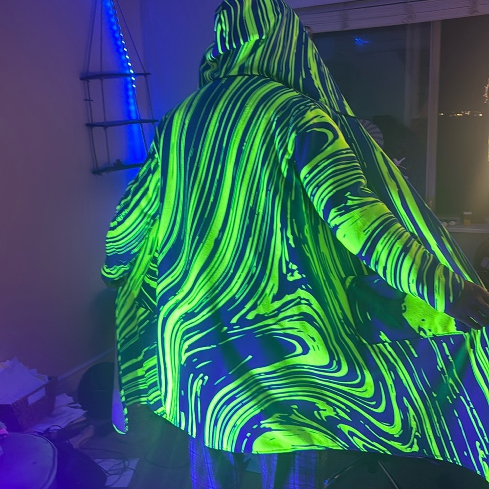 ElectroThreads unreleased neon cloak… only 4 made
